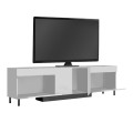 Arlen Megapap melamine TV stand with Rgb Led  in white color 180x32x50cm.