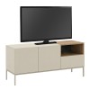 Έπιπλο τηλεόρασης Cailin Megapap χρώμα sandstone - sepet oak 140x41,8x55εκ.