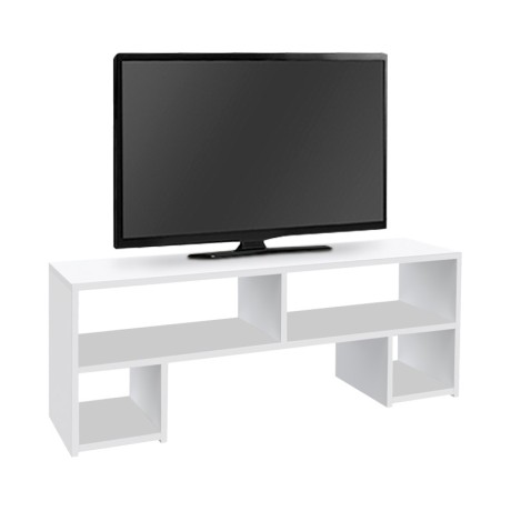 Dabi Megapap melamine tv furniture in white color 120x30x40cm.