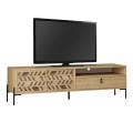 Dionysos Megapap melamine TV furniture in oak color 170x45x48,6cm.