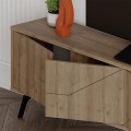 Dune Megapap melamine tv stand in light walnut color 180x29,6x50cm.
