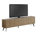 Dune Megapap melamine tv stand in light walnut color 180x29,6x50cm.