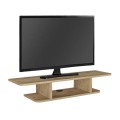 Έπιπλο τηλεόρασης επιτοίχιο Arkea Megapap χρώμα sepet oak 105x29,6x18,6εκ.