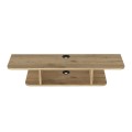 Έπιπλο τηλεόρασης επιτοίχιο Arkea Megapap χρώμα sepet oak 105x29,6x18,6εκ.