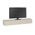 Έπιπλο τηλεόρασης επιτοίχιο Espanse Megapap χρώμα sandstone 241,8x31,7x30εκ.