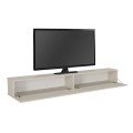 Έπιπλο τηλεόρασης επιτοίχιο Espanse Megapap χρώμα sandstone 241,8x31,7x30εκ.