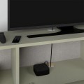 Έπιπλο τηλεόρασης επιτοίχιο Francy Megapap χρώμα ash green 180x30x30εκ.