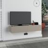 Έπιπλο τηλεόρασης επιτοίχιο Francy Megapap χρώμα sandstone 135x31,7x25εκ.