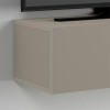 Έπιπλο τηλεόρασης επιτοίχιο Francy Megapap χρώμα sandstone 135x31,7x25εκ.