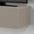 Έπιπλο τηλεόρασης επιτοίχιο Francy Megapap χρώμα sandstone 135x31,7x25εκ.
