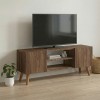 Etna Megapap melamine tv furniture in walnut color 120x30x45cm.