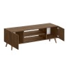 Etna Megapap melamine tv furniture in walnut color 120x30x45cm.