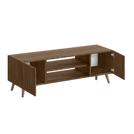 Etna Megapap melamine tv furniture in walnut color 120x30x45cm.