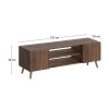 Etna Megapap melamine tv furniture in walnut color 120x30x45cm.