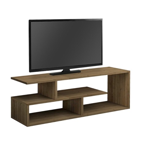 Forever Megapap melamine tv stand in walnut color 120x30x40cm.