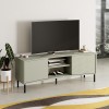 Frem Megapap melamine tv furniture in ash green color 150x40x55cm.