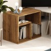 Glis Megapap melamine tv stand in light walnut - sandstone color 145x35x44.8cm.