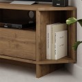 Viva Megapap corner melamine TV furniture in light walnut color 95,7x35,4x45cm.