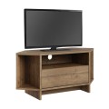 Viva Megapap corner melamine TV furniture in light walnut color 95,7x35,4x45cm.