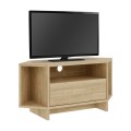 Viva Megapap corner melamine TV furniture in sapphire oak color 95,7x35,4x45cm.