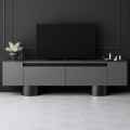 Haven Megapap melamine - metal tv stand in anthracite color 180x30x50cm.