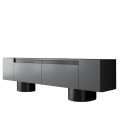 Haven Megapap melamine - metal tv stand in anthracite color 180x30x50cm.