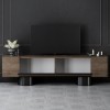 Έπιπλο τηλεόρασης Haven Megapap χρώμα καρυδί 180x30x50εκ.