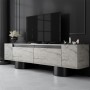Έπιπλο τηλεόρασης Haven Megapap χρώμα travertine 180x30x50εκ.