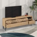 Heaton Megapap melamine TV furniture in oak color 144,6x35,6x48,4cm.
