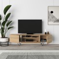 Έπιπλο τηλεόρασης Jacomen Megapap χρώμα sapphire oak 160x35x43εκ.