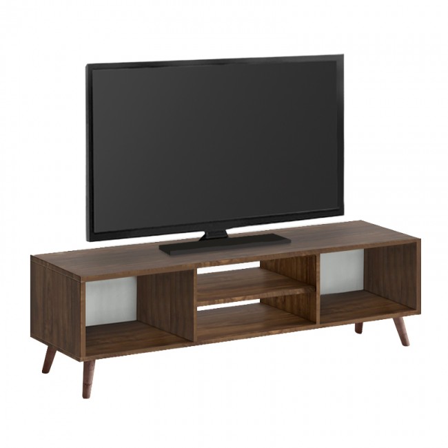 Loren Megapap melamine tv furniture in walnut color 120x30x40cm.