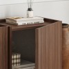 Έπιπλο τηλεόρασης Lowen Megapap χρώμα καρυδί milano 180x35x46,2εκ.