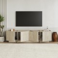 Lowen Megapap melamine tv stand in travertine color 180x35x46.2cm.
