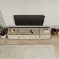 Lowen Megapap melamine tv stand in travertine color 180x35x46.2cm.