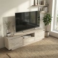 Lumbera Megapap melamine tv furniture in travertine color 160x29.5x42cm.