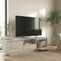 Lumbera Megapap melamine tv furniture in travertine color 160x29.5x42cm.