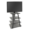 Lyno Megapap melamine TV stand in retro grey color 70.4x54x80cm.
