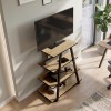 Έπιπλο τηλεόρασης Lyno Megapap χρώμα sapphire oak 70,4x54x80εκ.