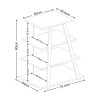 Έπιπλο τηλεόρασης Lyno Megapap χρώμα sapphire oak 70,4x54x80εκ.