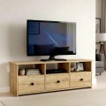 Mahen Megapap melamine tv stand in sapphire oak color 140x35x49.8cm.