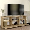 Mahen Megapap melamine tv stand in sapphire oak color 140x35x49.8cm.