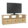 Mahen Megapap melamine tv stand in sapphire oak color 140x35x49.8cm.