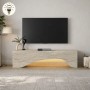 Mara Megapap melamine tv furniture in travertine color 150x31.4x40cm.