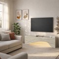 Mara Megapap melamine tv furniture in travertine color 150x31.4x40cm.