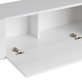 Nexus Megapap melamine TV stand in white color 180x30x45.5cm.