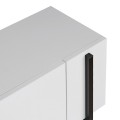 Nexus Megapap melamine TV stand in white color 180x30x45.5cm.