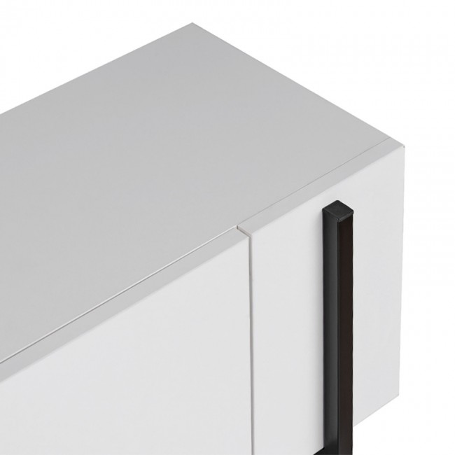 Έπιπλο τηλεόρασης Nexus Megapap χρώμα λευκό 180x30x45,5εκ.