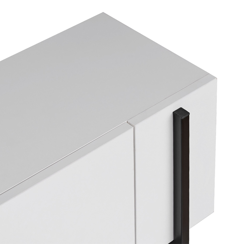 Nexus Megapap melamine TV stand in white color 180x30x45.5cm.