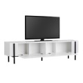 Nexus Megapap melamine TV stand in white color 180x30x45.5cm.