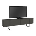 Orontes Megapap melamine tv furniture in anthracite color 180x29.6x50cm.